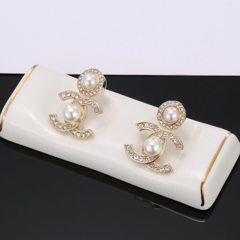 Ch*el earrings